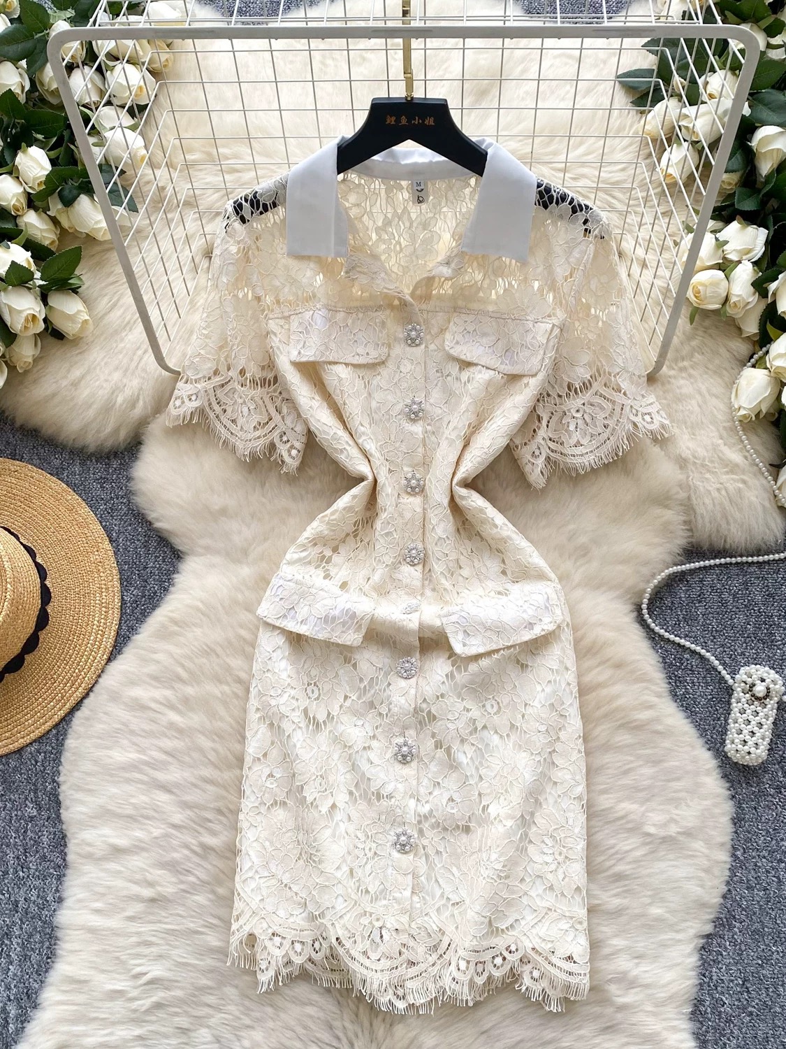 Cool girl lace dress FBC397 images